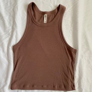 Cropped-high neck tank!